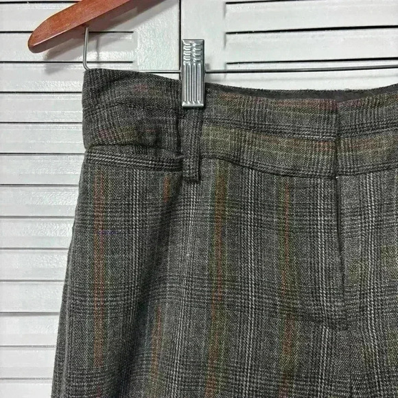 Zac And Rachel Women’s Plaid Dress Pants Brown Size 6 - Picture 2 of 5